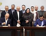 قرارداد سرمايه گذاری روی فاز دوم بند برق کجکی امضا گرديد